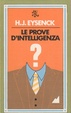 Cover of Le prove dell'intelligenza