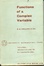Cover of "Functions of a complex variable"