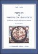 Cover of Principi di diritto ecclesiastico
