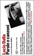 Cover of Parole e canzoni