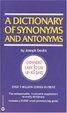Cover of Dictionary of Synonyms & Antonyms