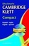 Cover of "Diccionario Cambridge Klett Compact Español-Inglés/English-Spanish Paperback with CD ROM"