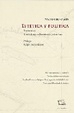 Cover of Estética y política