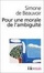 Cover of "Pour une morale de l'ambiguïté"