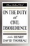 Cover of On the Duty of Civil Disobedience