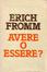 Cover of Avere o essere?