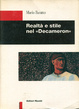 Cover of Realtà e stile nel «Decameron»