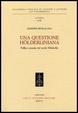 Cover of Una questione h&ouml;lderliniana