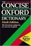Cover of The Concise Oxford Dictionary of Current English