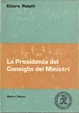 Cover of La Presidenza del Consiglio dei Ministri