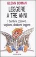 Cover of Leggere a tre anni