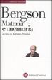 Cover of Materia e memoria