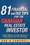 Cover of 81 Financial and Tax Tips for the Canadian Real Estate Investor