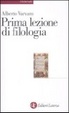 Cover of Prima lezione di filologia