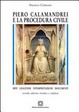 Cover of Piero Calamandrei e la procedura civile