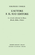 Cover of L'autore e il suo editore