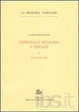 Cover of Famiglia e memoria a Firenze - vol. II