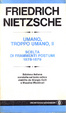 Cover of Umano, troppo umano vol.2