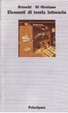 Cover of Elementi di teoria letteraria