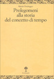 Cover of Prolegomeni alla storia del concetto di tempo