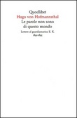 Le parole non sono di questo mondo Lettere al guardiamarina E