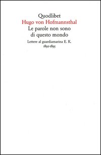 Image of Le parole non sono di questo mondo
