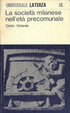 Cover of La società milanese nell'età precomunale