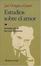 Cover of Estudios sobre el amor