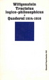 Cover of Tractatus logico-philosophicus e Quaderni 1914-1916