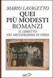 Cover of Quei più modesti romanzi
