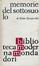 Cover of Memorie del sottosuolo