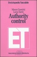 Cover of Authority control