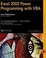 Cover of "Excel 2002 Power Programming with VBA"