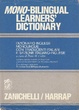 Cover of Mono-Bilingual Learners' Dictionary