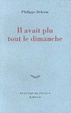Cover of Il avait plu tout le dimanche