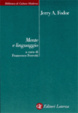 Cover of Mente e linguaggio