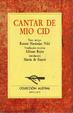 Cover of Cantar de mío Cid