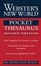 Cover of Webster's New World Pocket Thesaurus