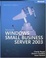 Cover of Microsoft  Windows  Small Business Server 2003 Administrator's Companion
