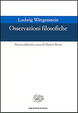 Cover of Osservazioni filosofiche