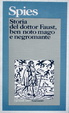 Cover of Storia del dottor Faust, ben noto mago e negromante