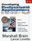 Cover of Developing Professional Applications in Windows 95 and Nt Using Mfc