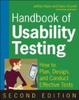 Cover of Handbook of Usability Testing