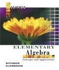Elementary Algebra : Concepts and Applications (7th Edition)