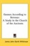 Cover of Oannes According to Berosus