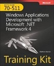 Cover of MCTS Self-paced Training Kit (exam 70-511): Windows(R) Application Development with Microsoft(R) .NET Framework 4