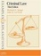 Cover of "Criminal Law"