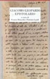 Cover of Epistolario