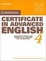 Cover of Cambridge Certificate in Advanced English 4 Student's book