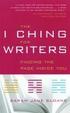 Cover of The I Ching for Writers